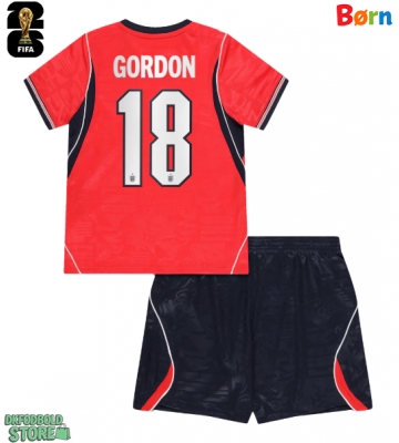 England Anthony Gordon #18 Replika Babytøj Udebanesæt Børn VM 2026 Kortærmet (+ Korte bukser)
